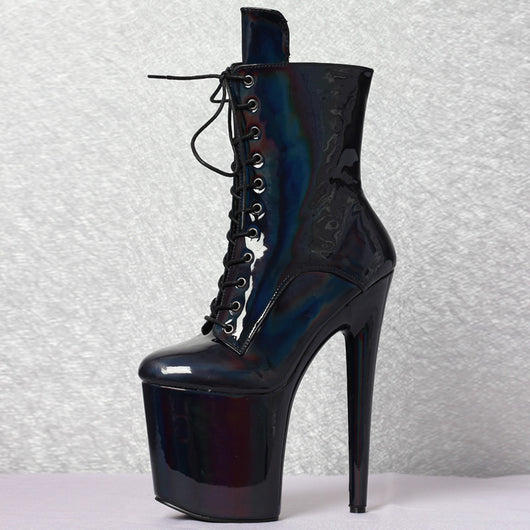 Botas Plataforma Impermeables con Cordones para Baile y Performances - Image 5