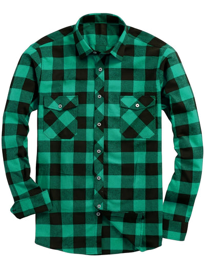 Camisa de Franela a Cuadros para Hombre - Uso Todo el Año - Image 13