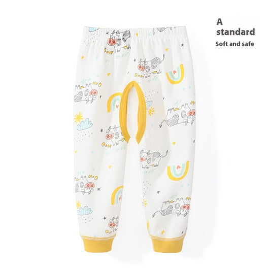 Pantalones de Algodón Puro con Abertura Frontal para Bebé Niño - Image 14