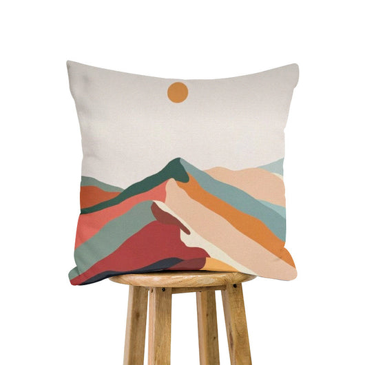 Funda de Almohada Montañas Estampado Digital Creativo - Image 9