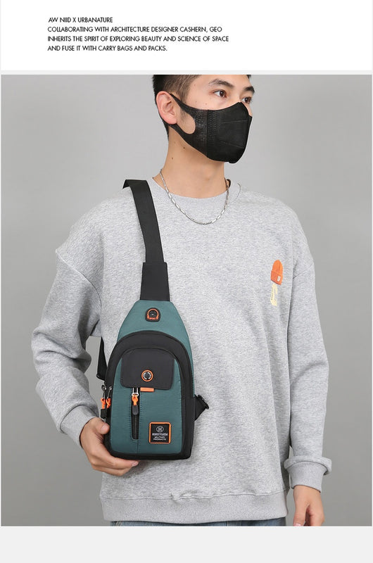 Bolsa Pectoral Multifuncional para Hombre - Diseño Moderno y Versátil - Image 25