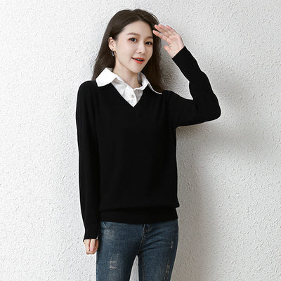 Suéter Holgado Bicolor para Mujer - Diseño Versátil y Cómodo - Image 15