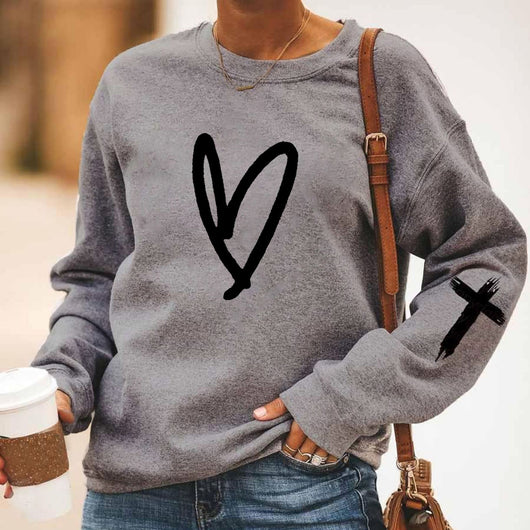 Sudadera Térmica para Mujer con Estampado Love Frente y Espalda - Image 30