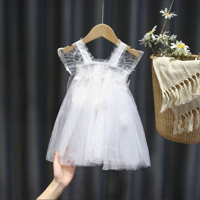 Vestido de Verano Niña con Alas de Mariposa y Malla Esponjosa - Image 10