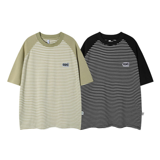 Playera de Rayas con Combinación de Colores para Hombre - Image 4