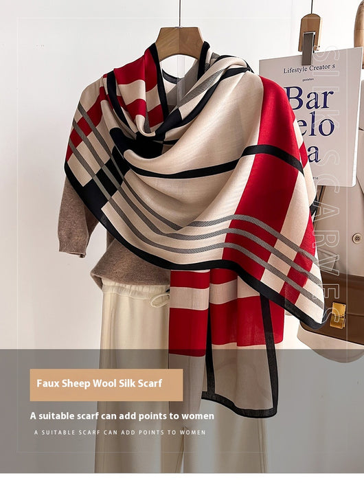 Bufanda Térmica de Otoño e Invierno - Abrigo Suave y Elegante - Image 16