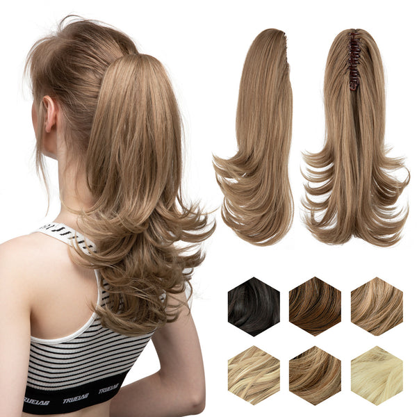 Peluca de Seda Larga con Ondas Suaves para Mujer