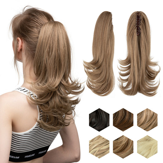 Peluca de Seda Larga con Ondas Suaves para Mujer