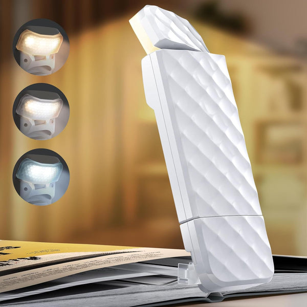 Lámpara de Lectura LED Plegable con Protección Ocular y Puerto USB