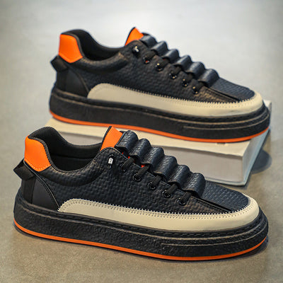 Tenis de Cuero para Skateboard con Plataforma - Estilo Casual Deportivo - Image 7
