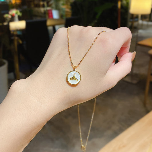 Collar de Perla en Acero Titanio de Diseño Exclusivo para Mujer - Image 74