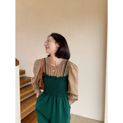Mono Casual con Cintura Plisada - Elegancia y Comodidad - Image 12