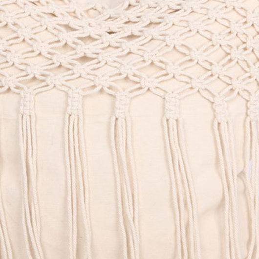 Cojín de Borlas Tejido a Mano – Estilo Artesanal - Image 8