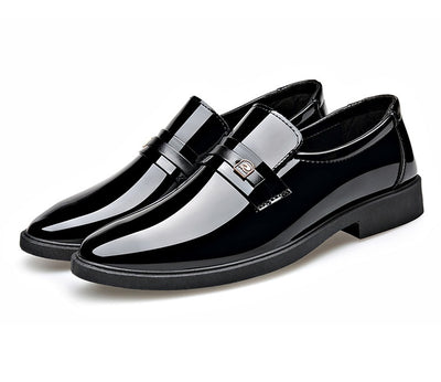 Zapatos de Cuero Elegantes con Diseño Slip-On Espejo - Image 9