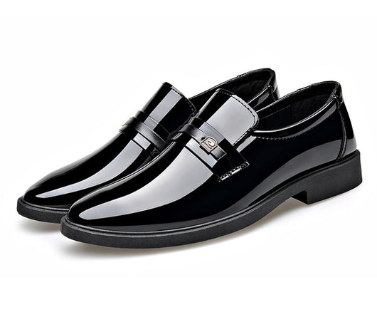 Zapatos de Cuero Elegantes con Diseño Slip-On Espejo - Image 9