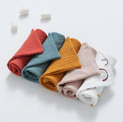 Set de Baberos de Gasa Suave para Bebé - Toallitas Absorbentes - Image 7