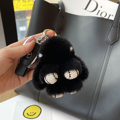 Llavero Colgante Conejo Peluche Mink Red Viral - Image 21