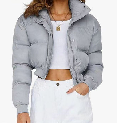 Chaqueta Suelta Cálida de Poliéster para Mujer - Image 4