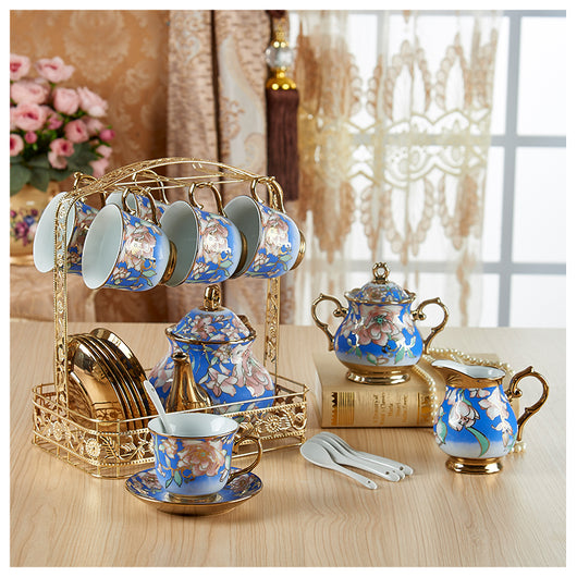 Juego de Taza y Plato de Cerámica Lujo para Café y Té - Image 16