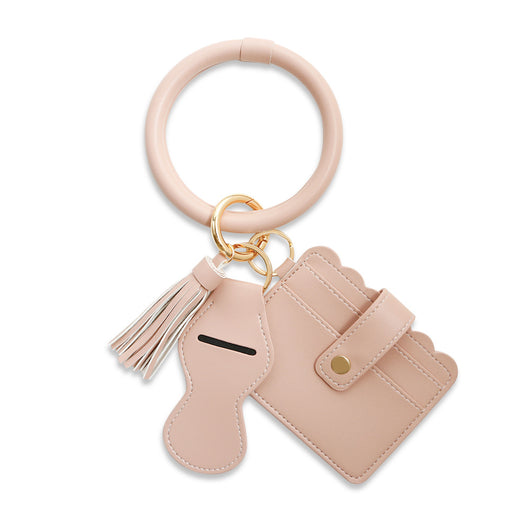 Bolsa de Cuero para Labial con Compartimentos - Organizador de Tarjetas y Llaves para Mujer - Image 4