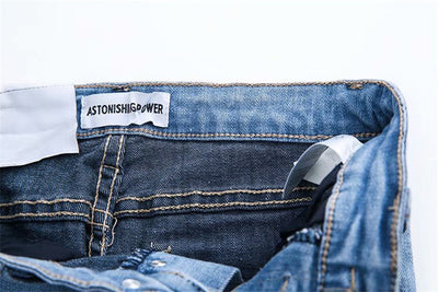 Pantalones Vaqueros Talle Alto con Botones y Tela Reforzada - Image 13