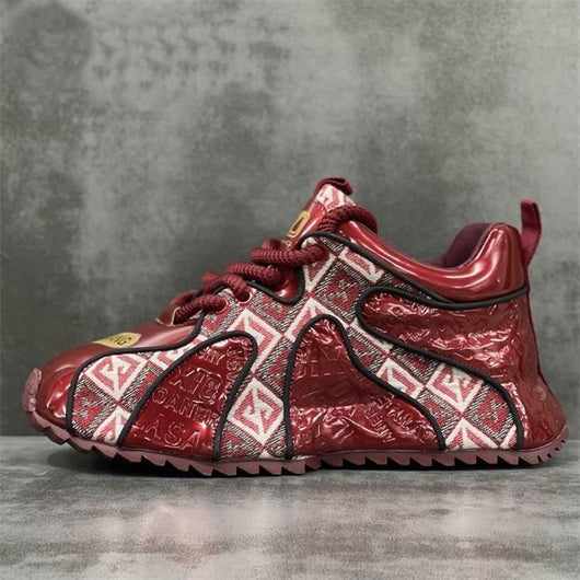 Zapatos Deportivos para Hombre con Suela Gruesa y Bordado Ligero - Image 6