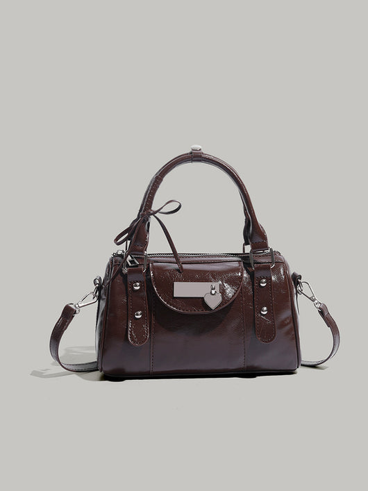 Bolso de Mano Corazón con Moño - Diseño Romántico y Elegante - Image 4