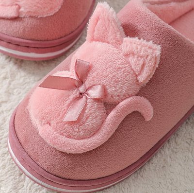 Pantuflas de Pareja Cómodas de Algodón Suave Antideslizantes - Image 8