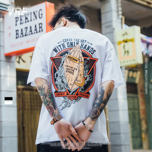Camiseta Hombre Manga Corta Letras Graffiti Street - Image 9