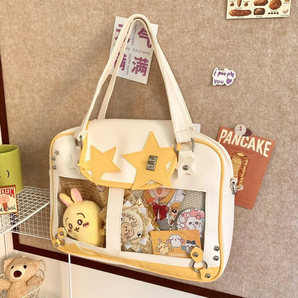 Bolso Mensajero de Hombro Estilo Preppy Original Portátil