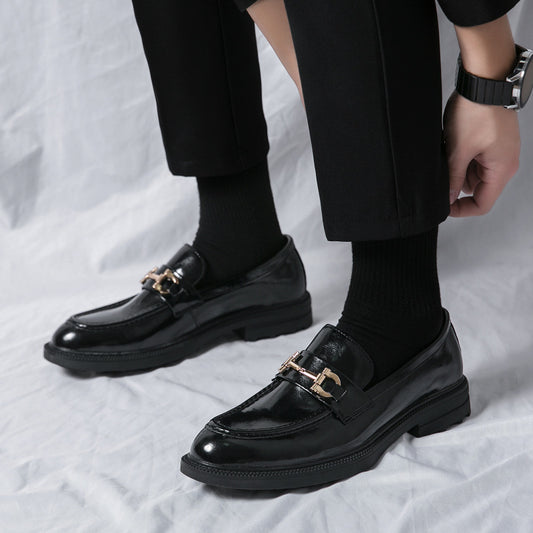 Mocasines Horsebit con Plataforma - Zapatos Formales de Lujo para Hombre
