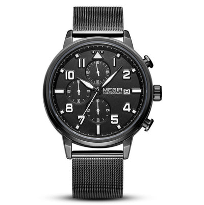Reloj Cronógrafo Multifuncional de Acero Inoxidable Resistente al Agua - Image 8