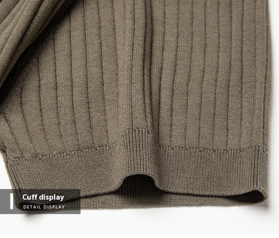 Camiseta de Seda Mulberry para Hombre - Cuello Solapa Manga Corta Lujo Casual - Image 13