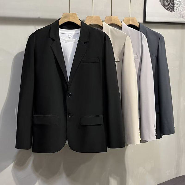 Blazer Casual Británico Versátil para Hombre