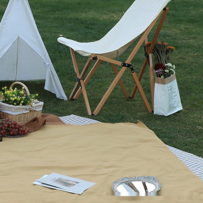 Manta de Picnic Premium con Asa de Cuero - Diseño Minimalista y Elegante - Image 5