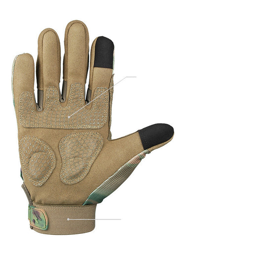 Guantes de Protección Deportiva con Dedos Completos Antiimpacto - Image 5