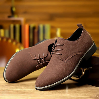 Zapatos Casuales de Cuero para Hombre Talla Grande - Gamuza Premium - Image 14