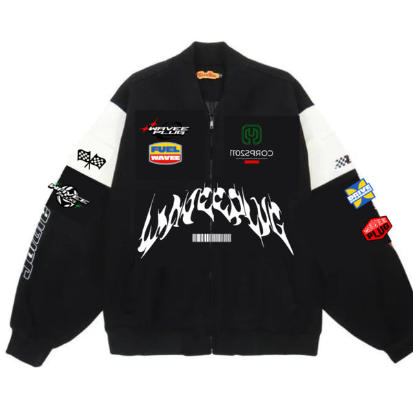 Chaqueta Motociclista Americana con Bordados