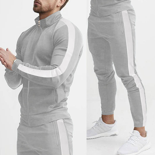 Conjunto Deportivo con Capucha y Combinación de Colores Personalizada para Hombre - Image 14