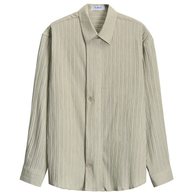 Camisa Suelta de Manga Larga para Hombre - Estilo Moderno - Image 6