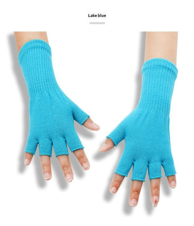 Guantes Térmicos Acrilicos Ribeteados con Dedos Abiertos - Image 13