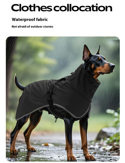 Abrigo Impermeable para Perros Grandes - Gabardina Protectora Dual - Image 15