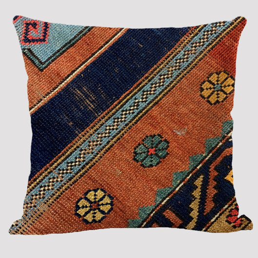 Almohada Reversible Étnica de Lino Bohemio Doble Cara - Image 25