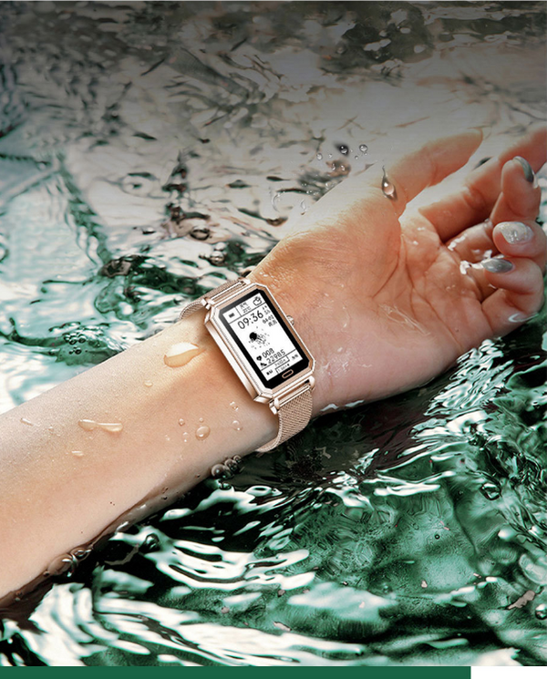 Reloj Inteligente para Mujer con Monitor de Frecuencia Cardíaca y Oxígeno en Sangre