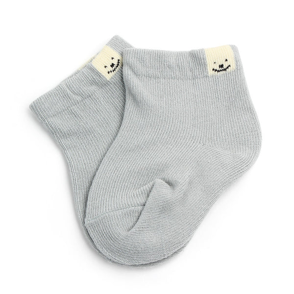 Calcetines para Bebé de Algodón Peinado con Doble Aguja - Colores Caramelo - Image 3