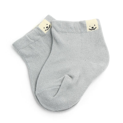 Calcetines para Bebé de Algodón Peinado con Doble Aguja - Colores Caramelo - Image 3