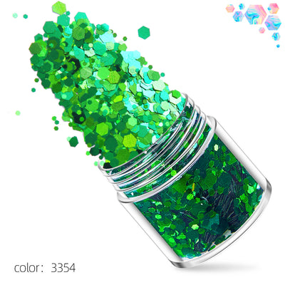 Lentejuelas Láser Pentágono para Uñas - Brillos de Joyería Profesional - Image 19