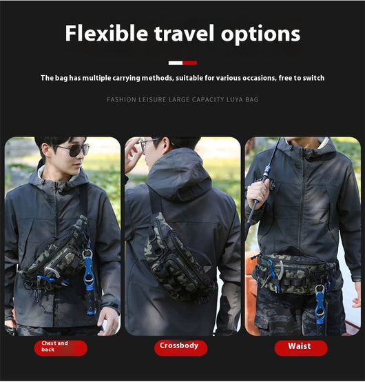 Bolsa de Cintura Multifuncional Impermeable para Hombre - Image 44