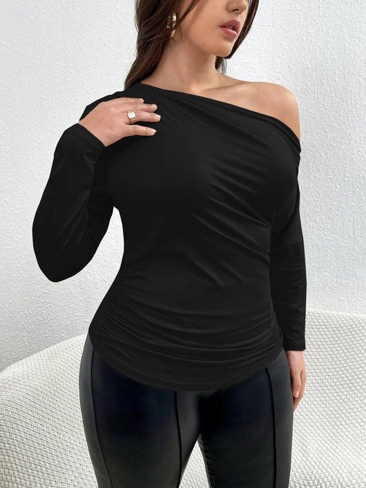 Blusa Elegante Asimétrica para Mujer Madura - Image 9
