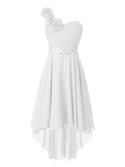 Vestido de Noche Asimétrico Tubo con Hombro Descubierto - Image 10